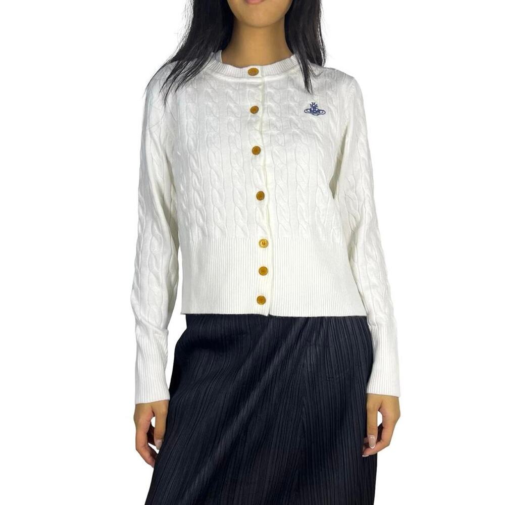 Vivienne Westwood Red Label Knit White Cardigan